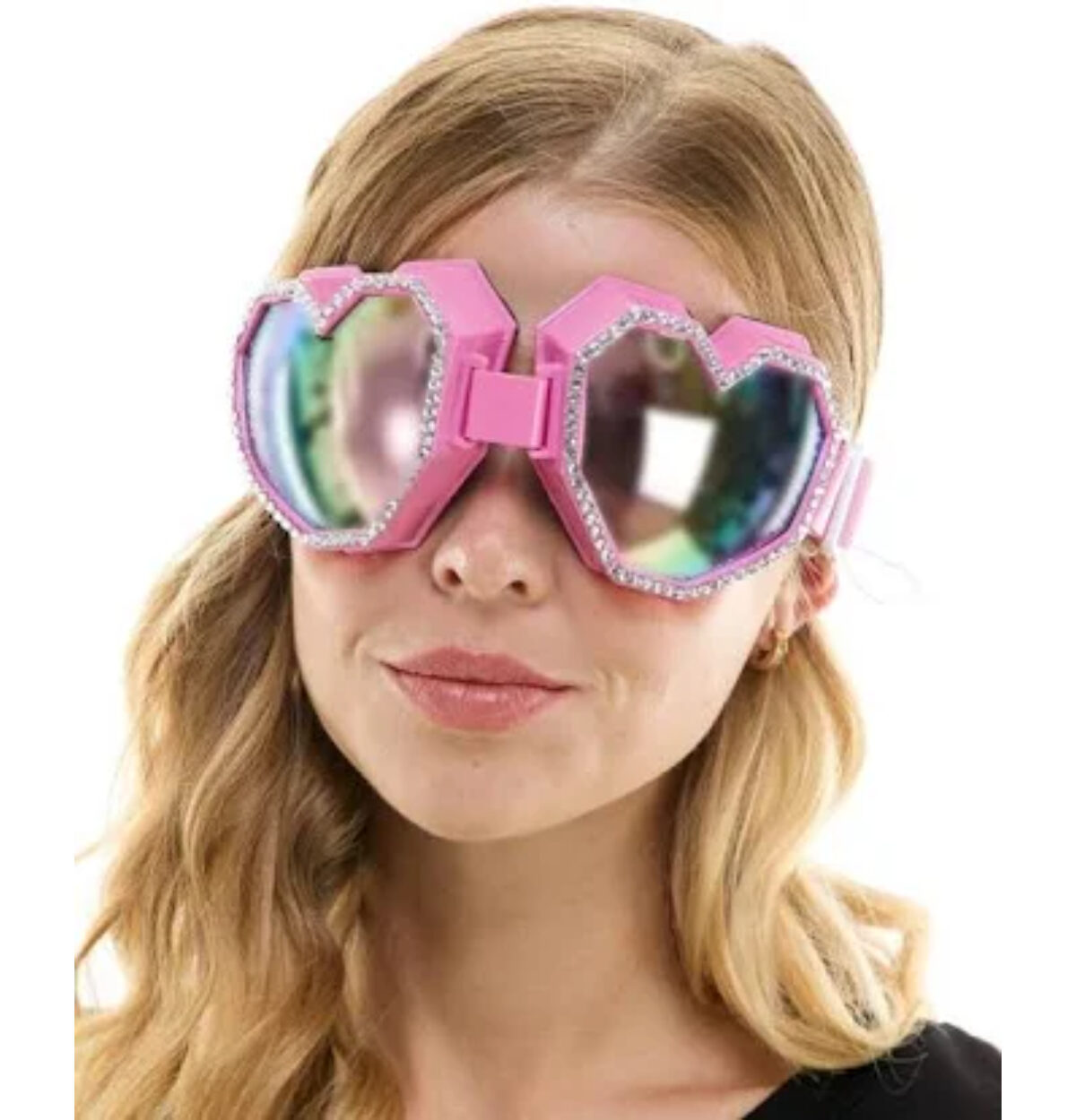 PINK FESTIVAL RAVE GOGGLES - OS