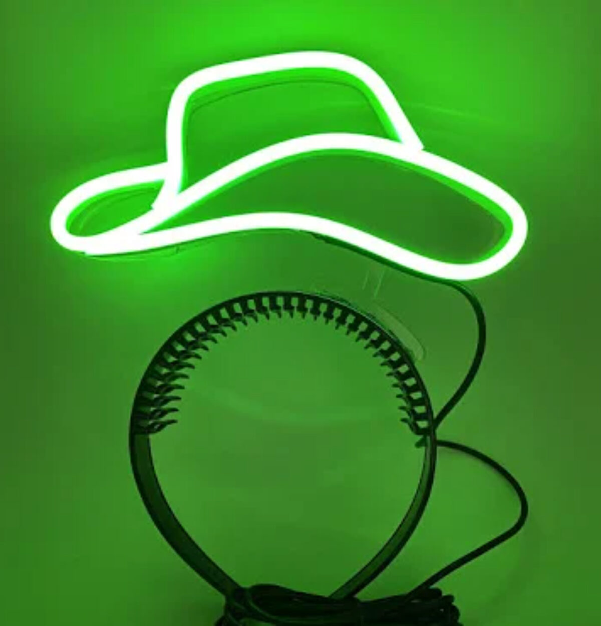 LED Light-up Cowboy Hat neon headband