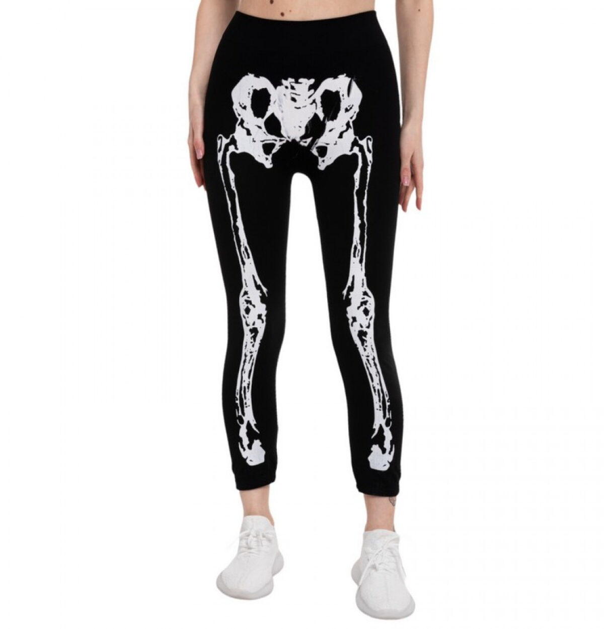 SKELETON PRINT LEGGINGS - OS