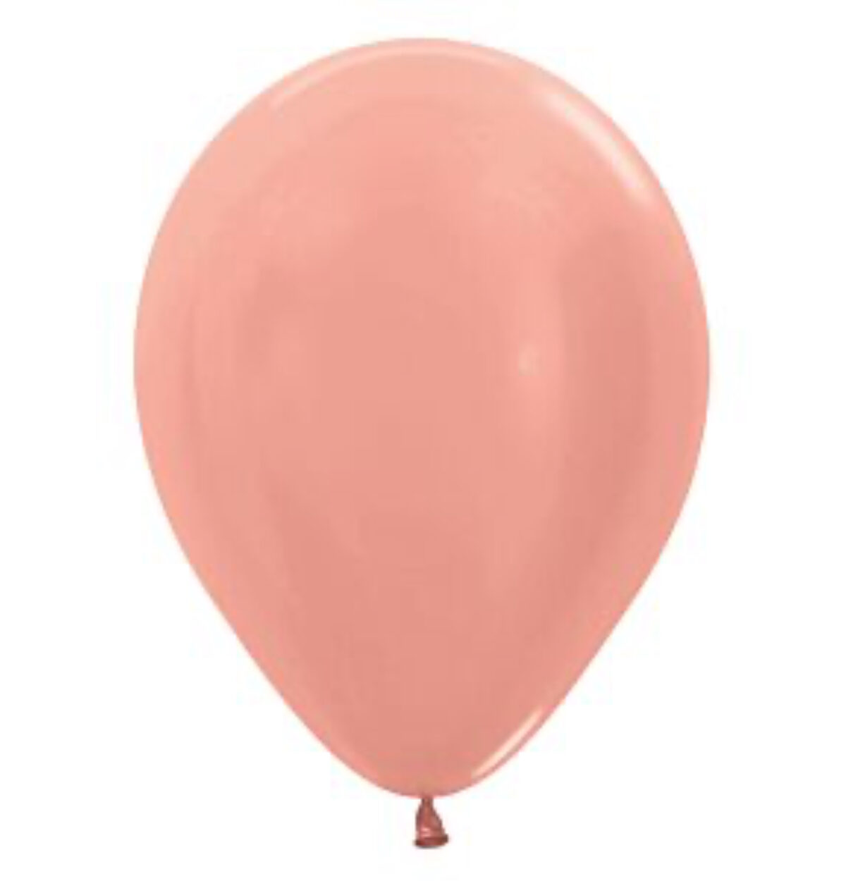 Metallic Rose Gold Latex Balloons