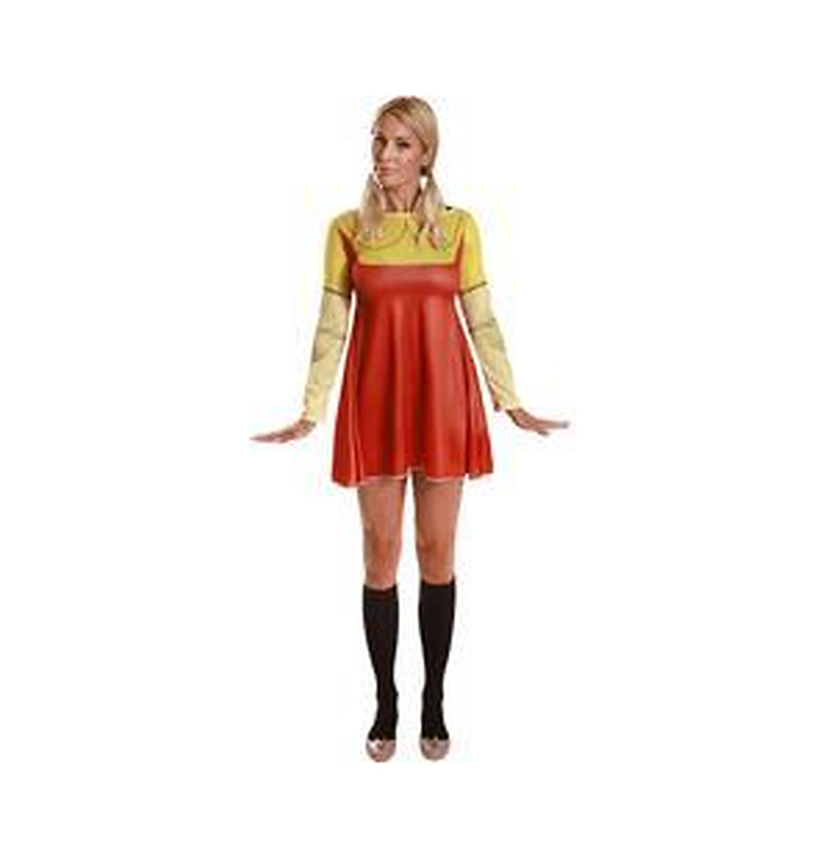 Red Light Green Light Game Doll Women's Costume