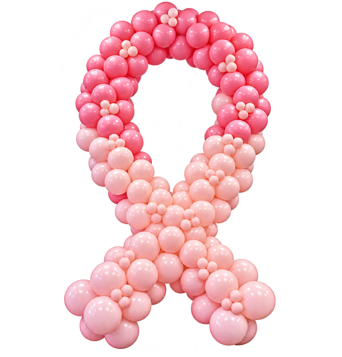 PINK RIBBON BALLOON DECOR BREAST CANCER AWARENESS
