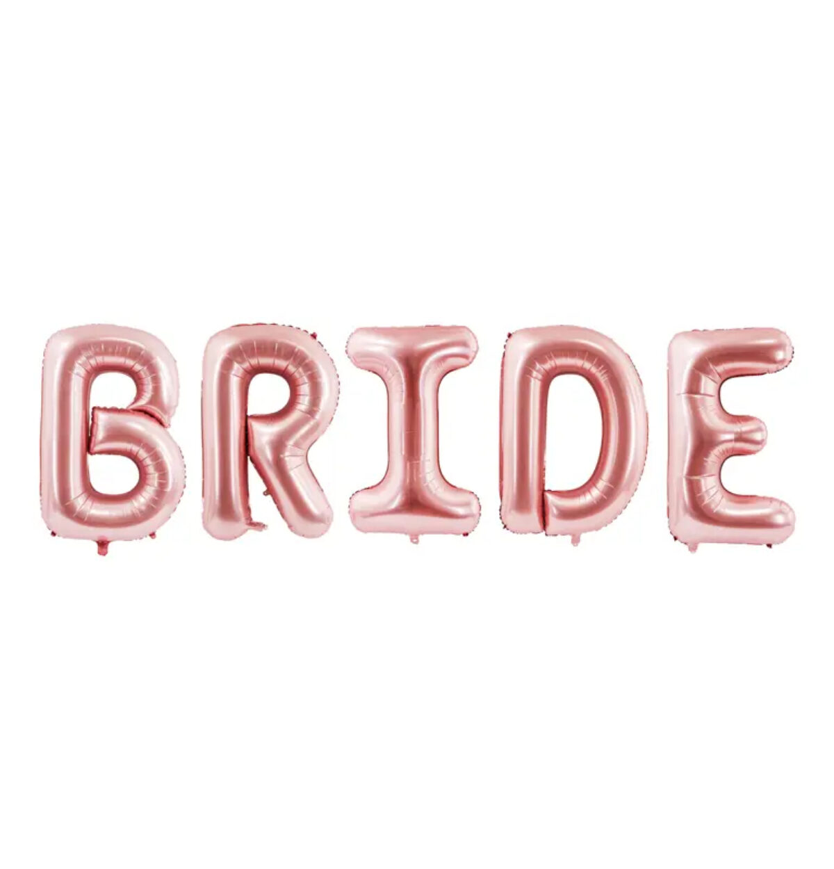 FOIL BALLOON BRIDE BANNER ROSE GOLD