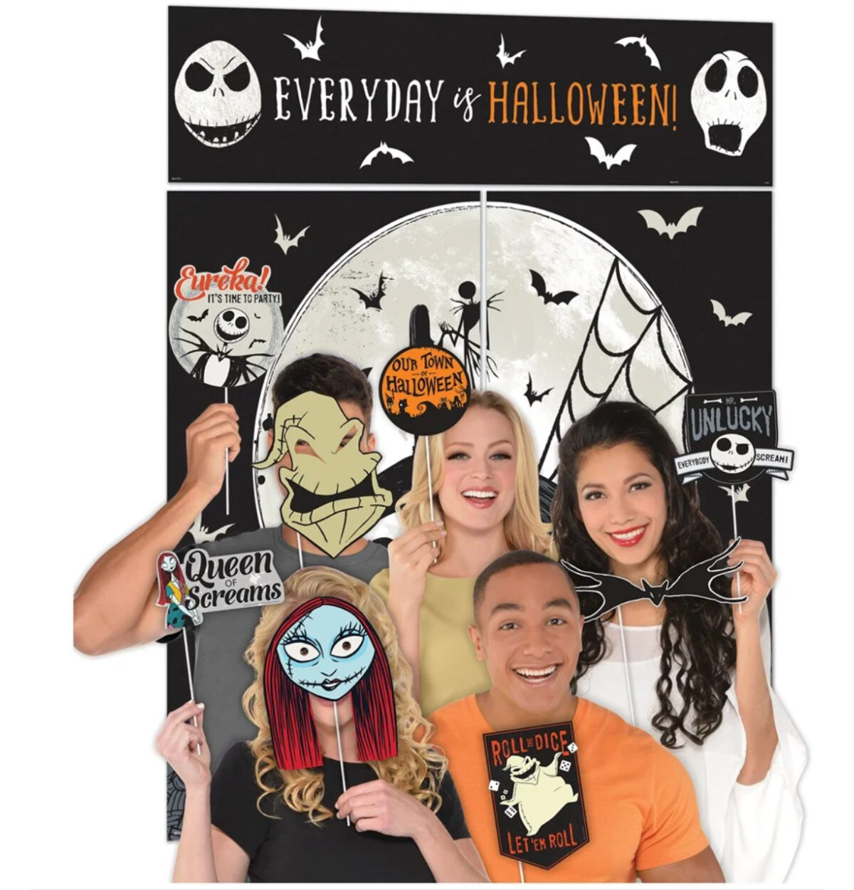 Nightmare before Christmas Scene Setter w/Photo Props