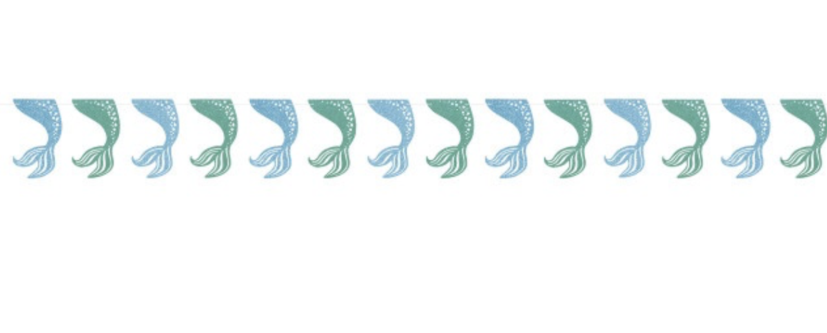Mermaid Glitter Garland