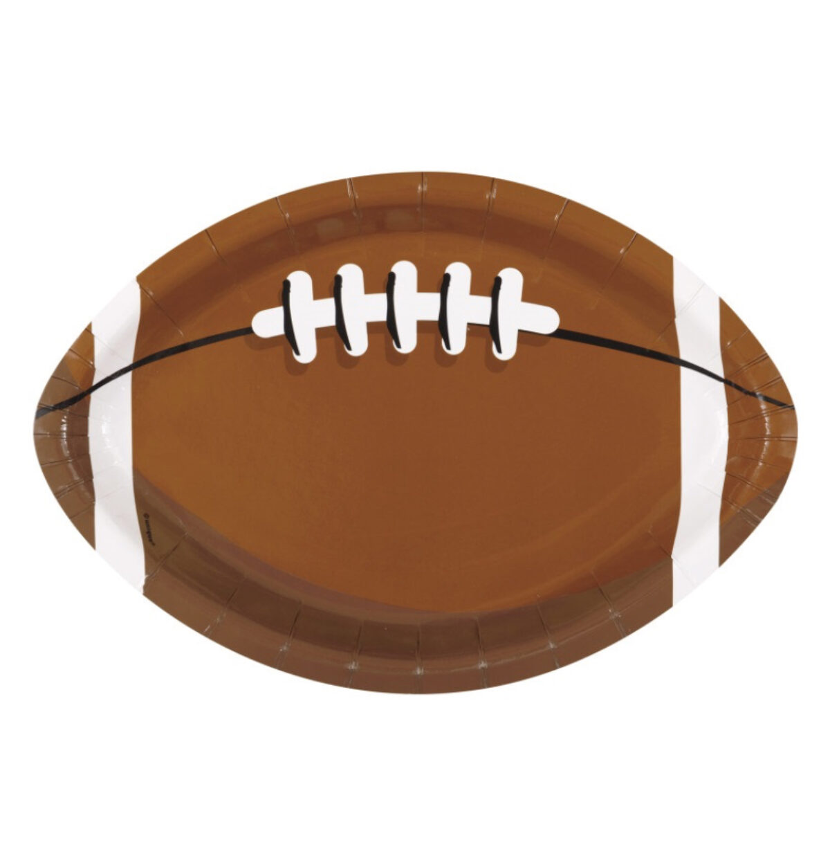 Game Face Football Football-Shaped 9.25" Plates  8ct.