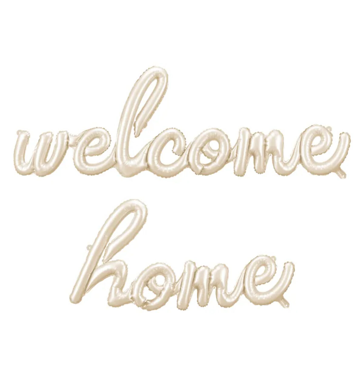 FOIL BALLOON WELCOME HOME CAPPUCCINO