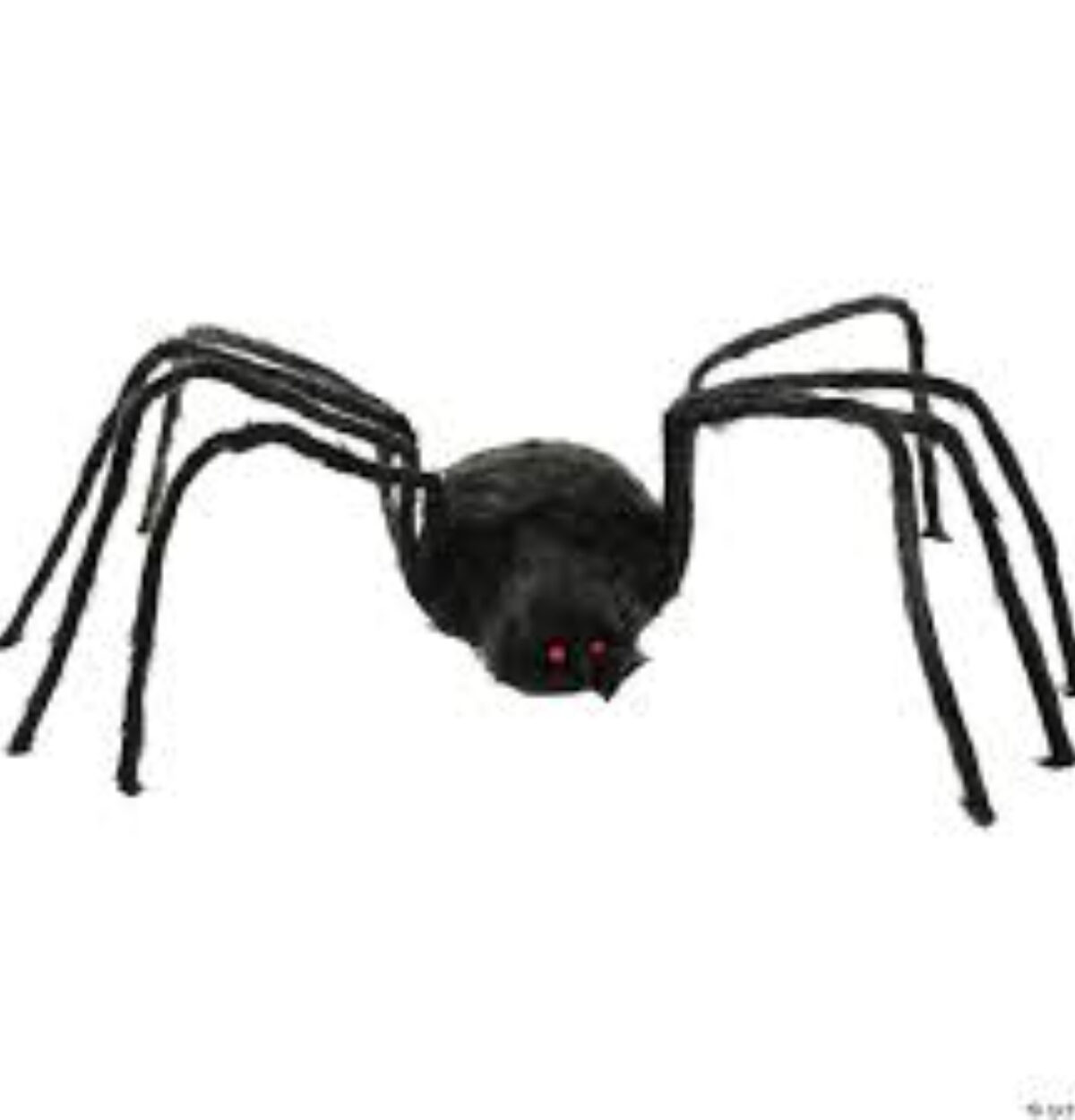 80" Furry Spider - Black