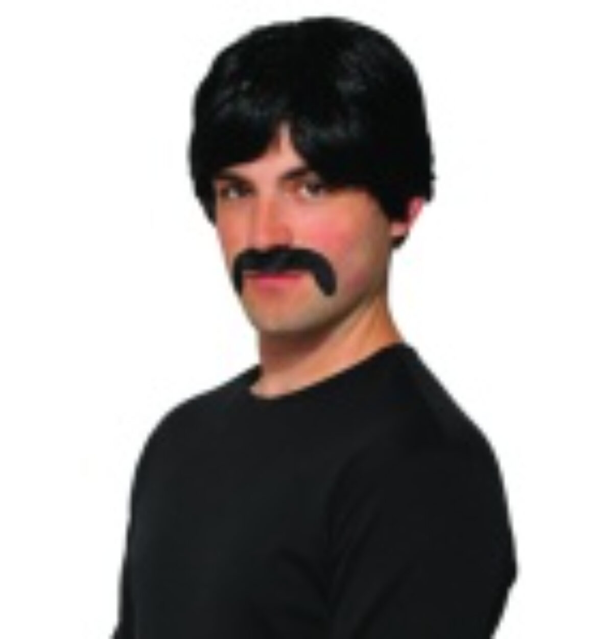 WIG/MOUSTACHE-MR. MACHO-BR costume