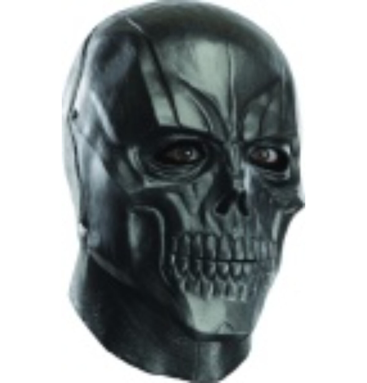 BLACK Deluxe LATEX MASK costume