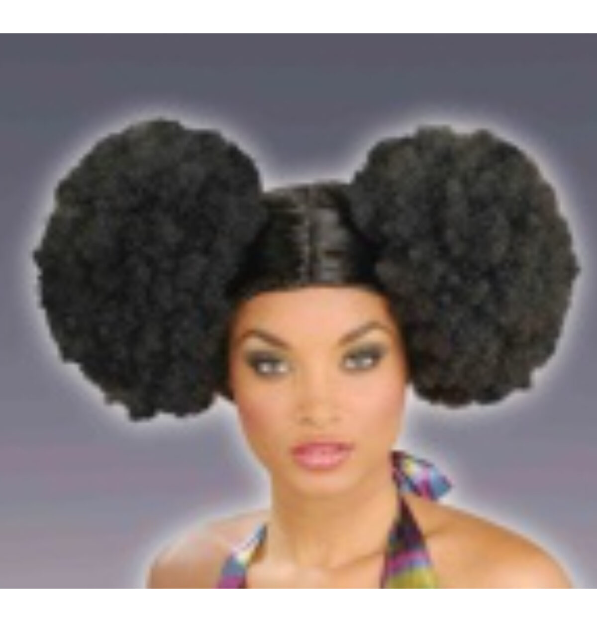 AFRO PUFF WIG-BLACK