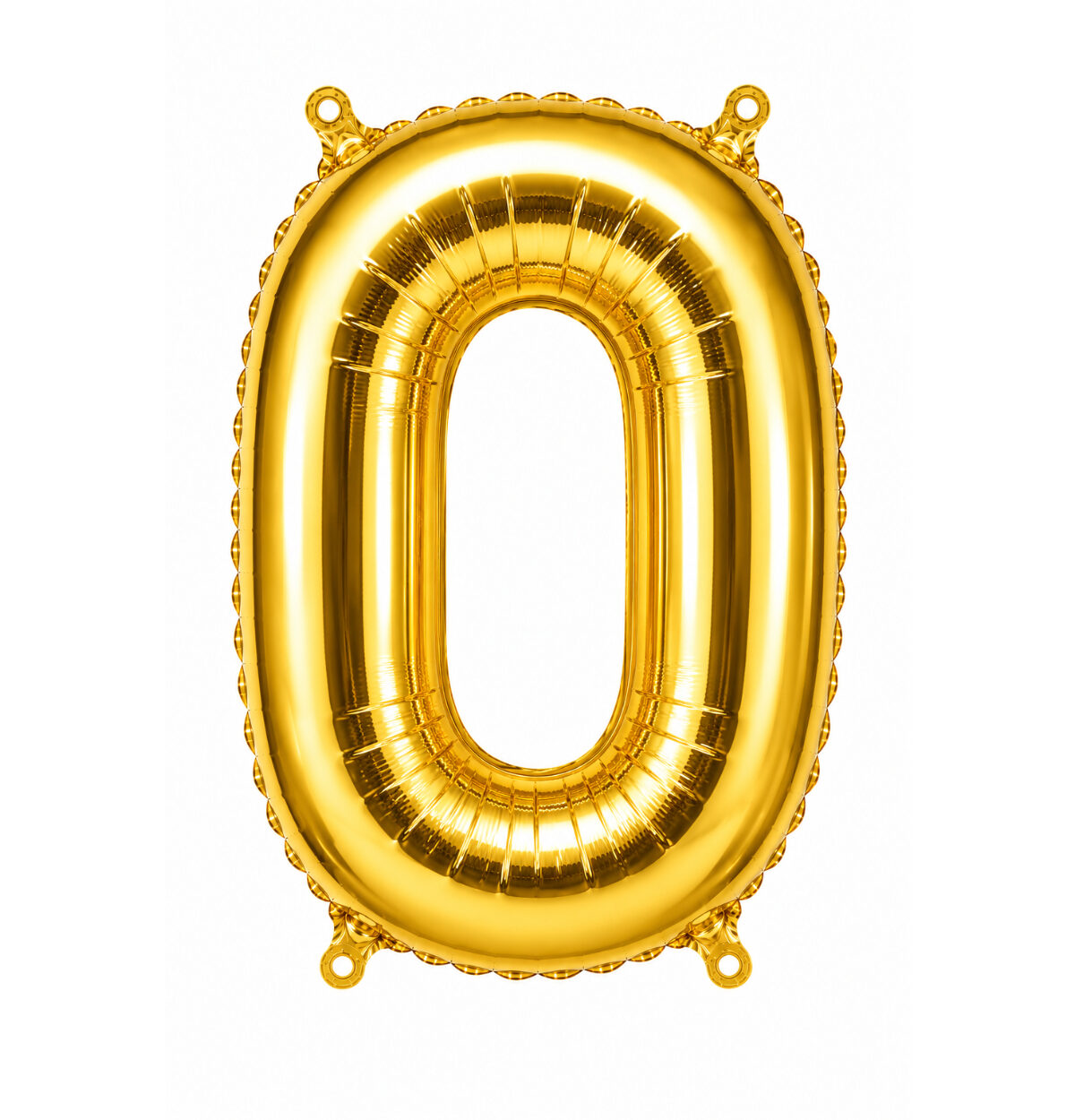 16'' Gold Number Foil Balloons.
