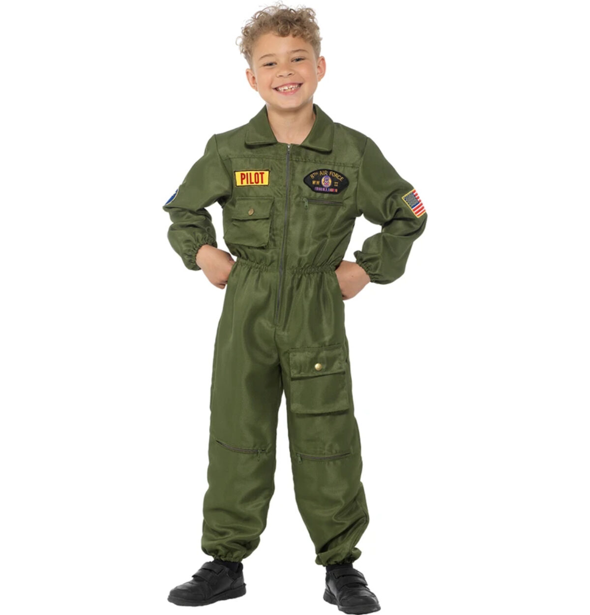 WWII AIR FORCE JET FIGHTER PILOT CHILD'S COSTUME